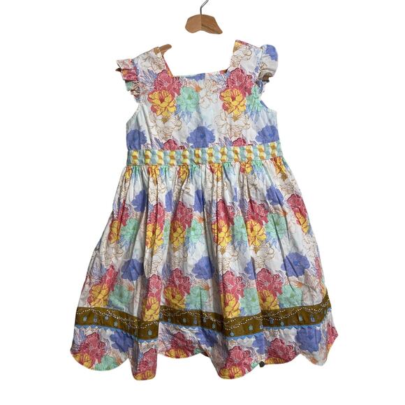 Matilda Jane Hello Lovely Field of Fireflies Dress Girl Size 8 - Picture 1 of 5